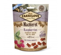 Ласощі для собак Carnilove Dog Crunchy Snack скумбрія, малина 200 г 100409