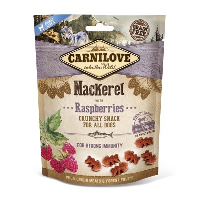 Ласощі для собак Carnilove Dog Crunchy Snack скумбрія, малина 200 г 100409