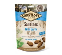 Ласощі для собак Carnilove DogSemi Moist сардина, часник 200 г 111371