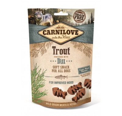 Лакомство для собак Carnilove Dog Semi Moist форель, укроп 200 г 111372