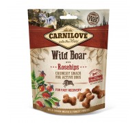 Ласощі для собак Carnilove Dog Crunchy Snack дикий кабан, шипшина 200 г 100407