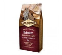 Сухий корм для кішок Carnilove Cat Raindeer Energy&Outdoor з м'ясом північного оленя 6 кг 170206