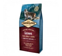 Сухий корм для кішок Carnilove Cat Salmon Sensitive & Long Hair з лососем 6 кг 170204