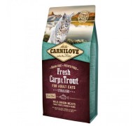 Сухий корм Carnilove Cat Fresh Carp & Trout Sterilised for Adult для стерилізованих кішок з коропом та фореллю 6 кг 170878