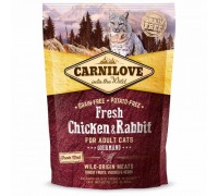 Сухий корм Carnilove Cat Fresh Chicken & Rabbit for Adult - для дорослих кішок з куркою та кроликом 400 г 170873