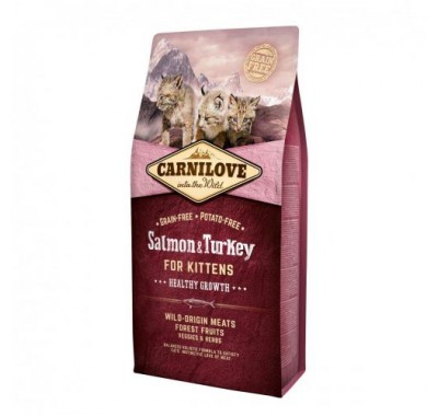 Сухий корм Carnilove Cat Salmon & Turkey Kitten з лососем та індичкою для кошенят 6 кг 170202