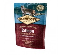 Сухой корм для кошек Carnilove Cat Salmon Sensitive & Long Hair с лососем 400 г 170192