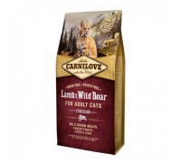 Сухий корм Carnilove для стерилізованих кішок Cat Lamb&Wild Boar Sterilised з ягнятком та м'ясом дикого кабана 6 кг 170205
