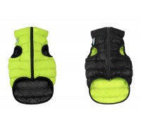 Курточка двостороння AiryVest, салатово-чорна