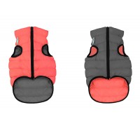 Курточка двостороння AiryVest, коралово-сіра