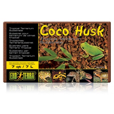 Exo-Terra Coco Husk Субстрат з кокосової стружки для тераріумів 7л