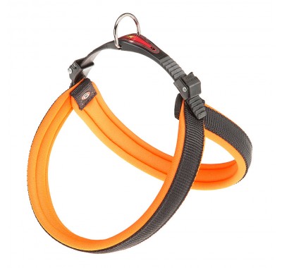 AGILA FLUO 3-9 ORANGE шлейка для собак, помаранчева