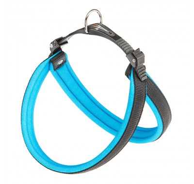 Ferplast AGILA FLUO BLUE шлейка для собак, блакитна