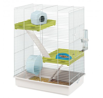 Ferplast HAMSTER TRIS Триповерхова клітина для хом'яків