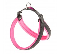 AGILA FLUO 3-9 PINK шлейка для собак, рожева