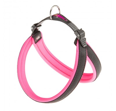 AGILA FLUO 3-9 PINK шлея для собак, розовая