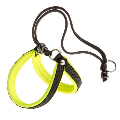 Ferplast AGILA FLUO 1-2 шлейки для собак, з еластичним шнуром жовта