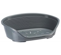 Ferplast SIESTA DELUXE 2 Пластиковий лежак для собак та кішок, сірий