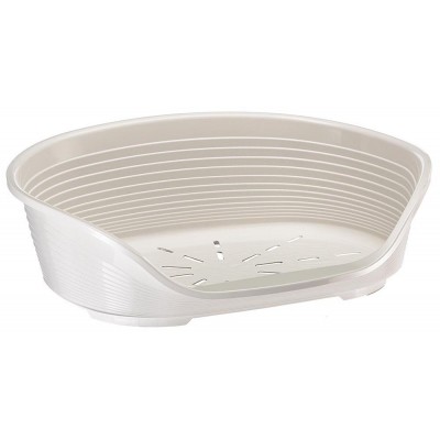Ferplast SIESTA DELUXE 2 Пластиковий лежак для собак та кішок, білий