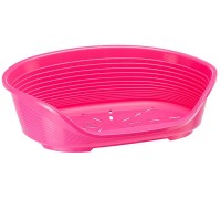 Ferplast SIESTA DELUXE 2 Пластиковий лежак для собак та котів, рожевий