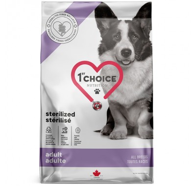 1st Choice Adult Dog Sterilized корм для стерилізованих собак з лососем 10 кг