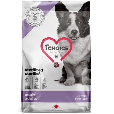 1st Choice Adult Dog Sterilized корм для стерилізованих собак з лососем 10 кг