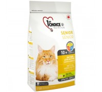 1st Choice Senior Mature Less Aktiv для літніх котів зі смаком курки 2,72 кг