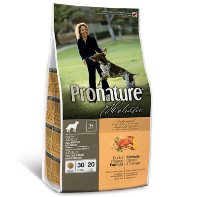 Pronature Holistic Dog Adult All Breeds з качкою та апельсинами 13,6 кг