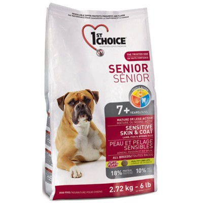 1st Choice Senior 7+ Sensitive Skin &amp; Coat 2,72 кг