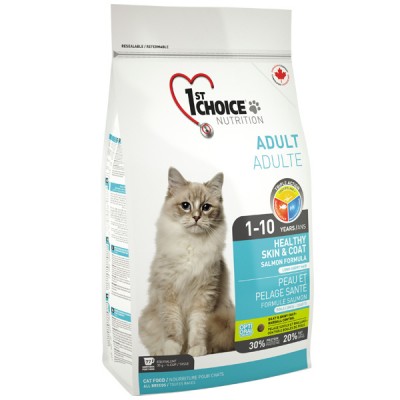 1st Choice Healthy Skin&amp;Coat Adult зі смаком лосося 2,72 кг