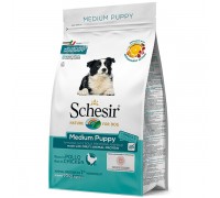 Schesir Dog Medium Puppy сухий монопротеїновий корм для цуценят середніх порід 12 кг
