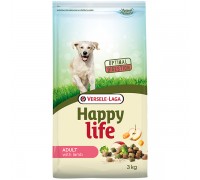 Happy Life Adult with Lamb сухий преміум корм для собак середніх та великих порід 3 кг
