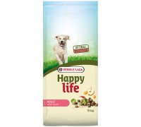 Happy Life Adult with Lamb сухий преміум корм для собак середніх та великих порід 15 кг