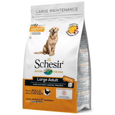 Schesir Dog Large Adult Chicken сухий монопротеїновий корм для собак великих порід 12 кг