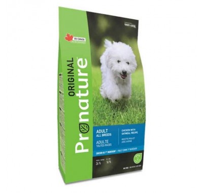 Pronature Original Dog Chicken Oatmeal корм для собак з куркою та вівсяним борошном