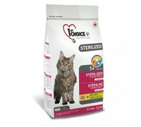 1st Choice Sterilized Chicken для кастрованих котів та стерилізованих кішок 2,4 кг