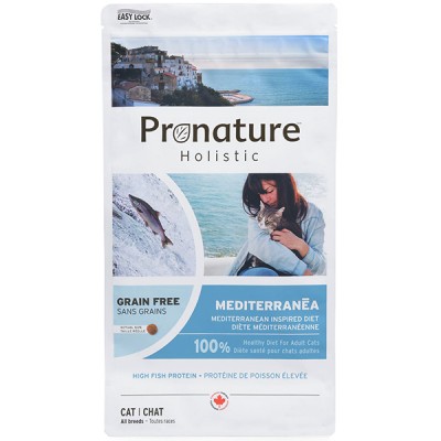 Pronature Holistic Mediterranea лосось с вялеными томатам, беззерновой холистик корм для котов 6 кг