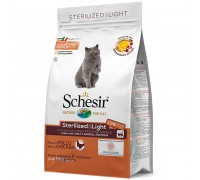 Schesir Cat Sterilized &amp; Light Chicken сухий монопротеїновий корм для стерилізованих кішок 400 г