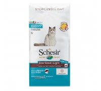 Schesir Cat Sterilized &amp; Light Fish сухий монопротеїновий корм для стерилізованих кішок 10 кг