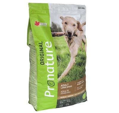 Pronature Original Dog Chicken Oatmeal корм для собак великих порід з куркою та вівсяним борошном
