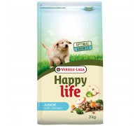 Happy Life Junior with Chicken сухий преміум корм для цуценят всіх порід 3 кг