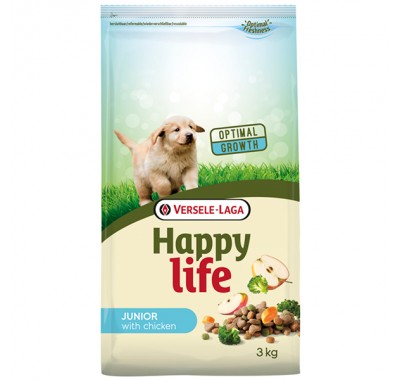 Happy Life Junior with Chicken сухий преміум корм для цуценят всіх порід 3 кг