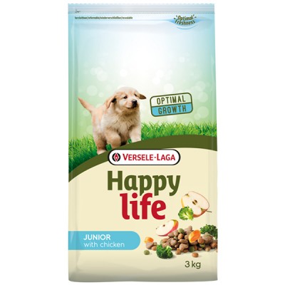 Happy Life Junior with Chicken сухий преміум корм для цуценят всіх порід 3 кг