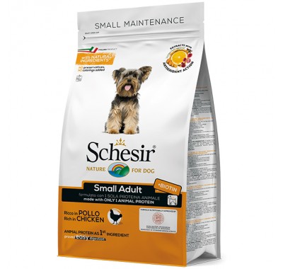 Schesir Dog Small Adult Chicken сухий монопротеїновий корм для собак малих порід 2 кг