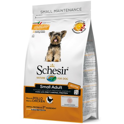 Schesir Dog Small Adult Chicken сухий монопротеїновий корм для собак малих порід 2 кг