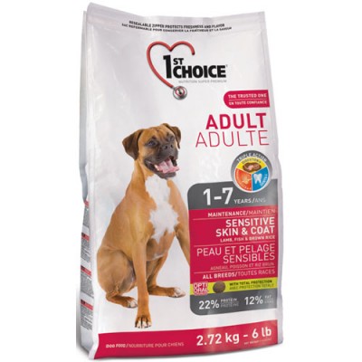 1st Choice Sensitive Skin&amp;Coat Adult Lumb&amp;Fish 350 г