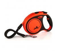 Рулетка для собак Flexi Xtreme L 5м/65кг, помаранчева (Лента) 8034408