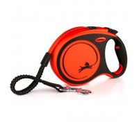 Рулетка для собак Flexi Xtreme L 5м/55кг, помаранчева (Лента) 8034606