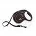 Рулетка для собак Flexi Classic L 5м/50кг, чорна (Лента) 8032329