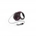 Рулетка для собак Flexi Black Design XS 3м/8кг, рожева (Трос) 8033210